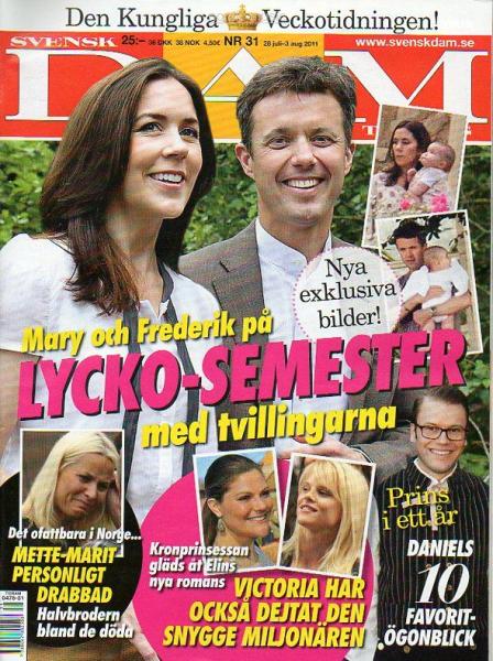 Royal DAM Tidning - Sweden - Prinzessin Princess Victoria Madeleine Mary Frederik